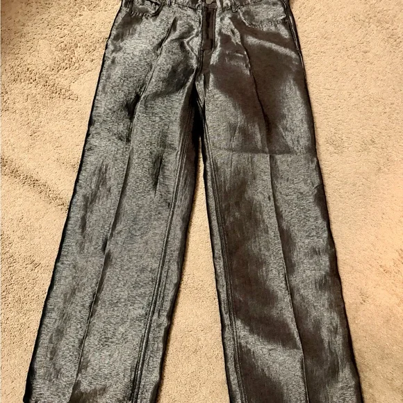 H&M Shimmery Straight Leg Jeans - Picture 4 of 6
